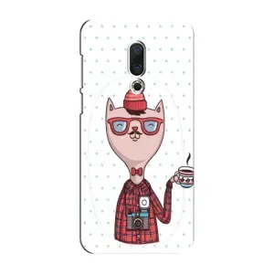 Чехол на тематику: Коты для Meizu 16 Plus (Кот аристократ)