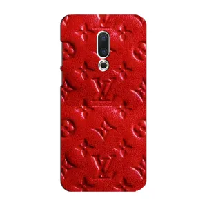 Текстурний Чохол Louis Vuitton для Мейзу 16 Плюс (Червоний ЛВ)