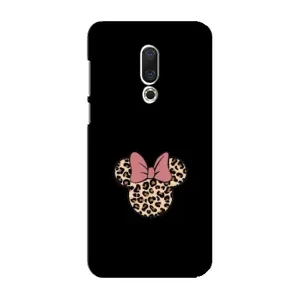 Чехол с леопардовым принтом на Meizu 16 Plus (Леопардовая Минни)