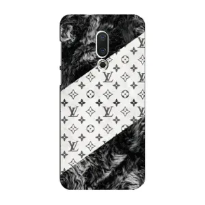 Чохол Стиль Louis Vuitton на Meizu 16 Plus (LV на білому)