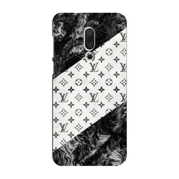 Чехол с рисунком «LV на белом» для Meizu 16 Plus