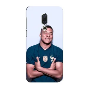 Чохол (TPU) з Футболістом на Meizu 16 Plus (Мбаппешичка)