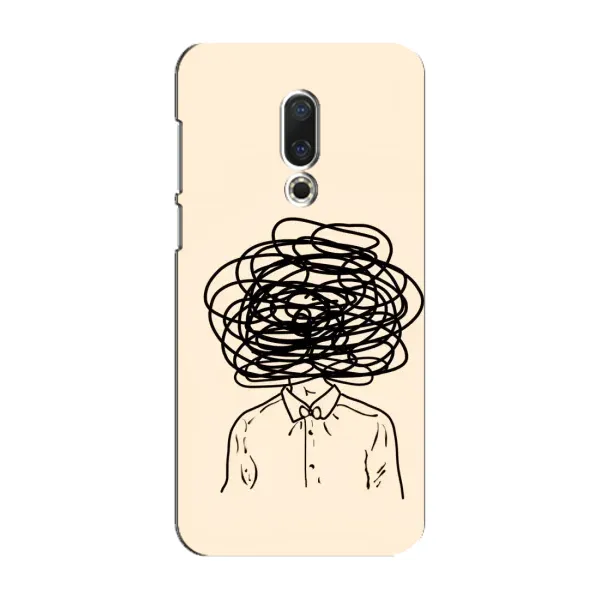 Чехол с рисунком «Мысли» для Meizu 16 Plus