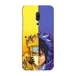 Купить Чехлы на телефон с принтом Anime для Meizu 16 Plus (Naruto Vs Sasuke)