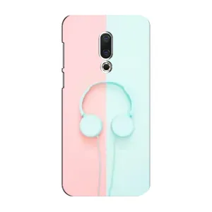 Девчачий Чехол для Meizu 16 Plus (Наушники)