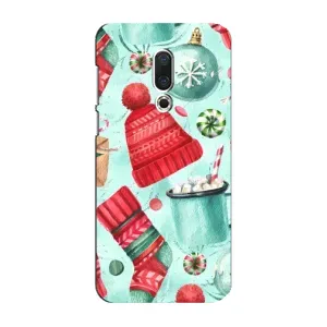 Чехол Санта Клаус для Meizu 16 Plus (Одежда)