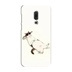Чехол на тематику: Коты для Meizu 16 Plus (Отдых)