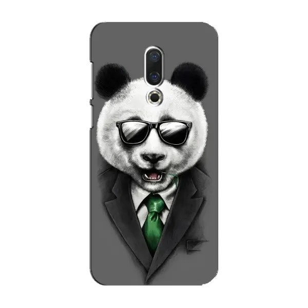 Чехол с рисунком «Панда в очках» для Meizu 16 Plus Чехол с рисунком «Панда в очках» для Meizu 16 Plus