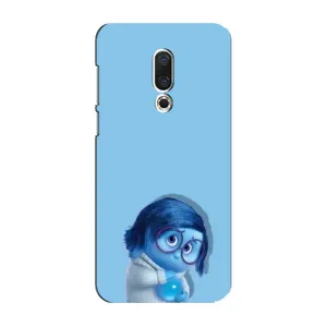 Чехол Головоломка для Meizu 16 Plus - (AlphaPrint) (Печаль)