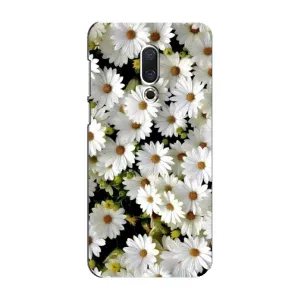 Чехол с ромашками на Meizu 16 Plus (Рамка в ромашках)