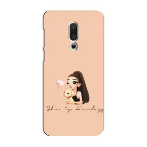 Силіконовый Чохол на Meizu 16 Plus з картинкой Модных девушек (З собакою)