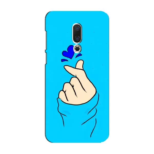 Чехол с рисунком «Сердце на синем» для Meizu 16 Plus Чехол с рисунком «Сердце на синем» для Meizu 16 Plus