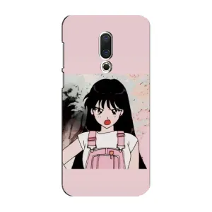 Чехол с персонажами АНИМЕ на Meizu 16 Plus (Сейлор Марс)