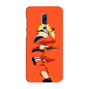 Чехлы с принтом Наруто на Meizu 16 Plus (Силуэт Наруто)