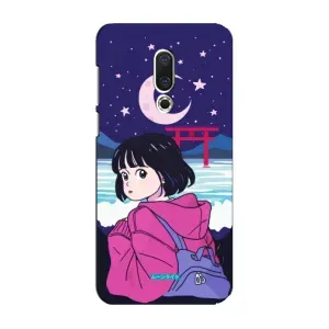 Чехол с персонажами АНИМЕ на Meizu 16 Plus (Синобу Миякэ)