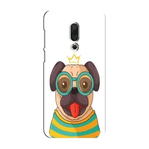 Бампер для Meizu 16 Plus с картинкой "Песики" (Собака Король)