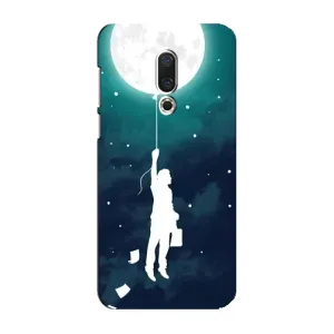 Чехол (ТПУ) с планетами на Meizu 16 Plus (To The moon)