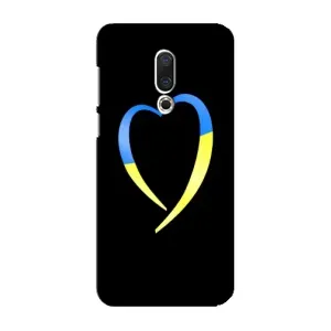 Силиконовый Чехол на Meizu 16 Plus (Я-Украина) (Украинское сердце)