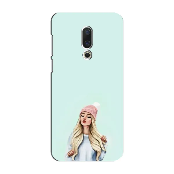 Чехол с рисунком «В шапке» для Meizu 16 Plus