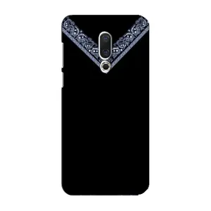 Силиконовый Чехол на Meizu 16 Plus (Воротник вышиванки)