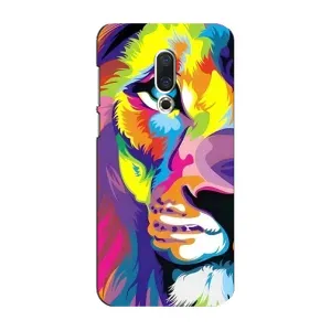 Чехол с картинкой на Meizu 16 Plus (Яркий Лев)