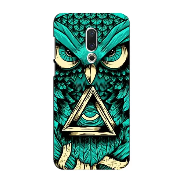 Чехол с рисунком «Зеленая сова» для Meizu 16 Plus Чехол с рисунком «Зеленая сова» для Meizu 16 Plus