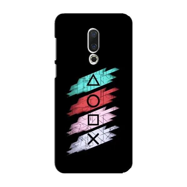 Чехол с рисунком «Значки Sony» для Meizu 16 Plus Чехол с рисунком «Значки Sony» для Meizu 16 Plus