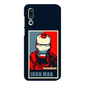 Чехол Супергерой Железный человек на Meizu 16s (Art Iron man)
