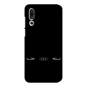 Силіконовий бампер з картинкою машини на Meizu 16s (Сілует Audi)
