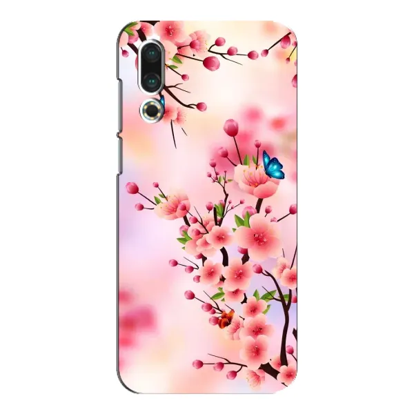 Чехол с рисунком «Бабочки на сакуре» для Meizu 16s Чехол с рисунком «Бабочки на сакуре» для Meizu 16s
