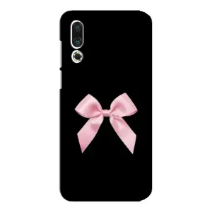 Чехол банты для Meizu 16s (Бант на черном)