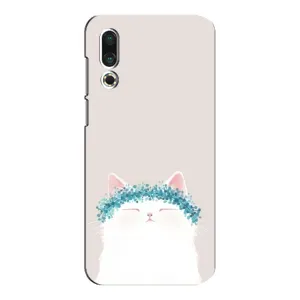 Чохол на тематику: Коти для Meizu 16s (Білий котик)