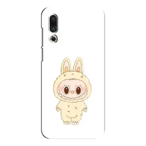 Чехол с принтом Лабубу для Meizu 16s (Бежевый Лабубу)