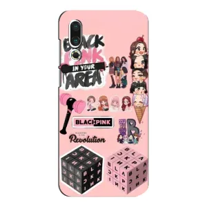 Чохли з картинкою для Meizu 16s (BLACK PINK колаж)