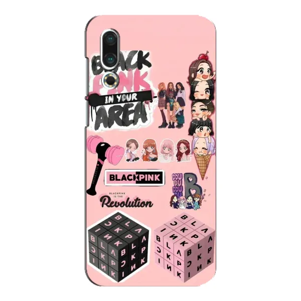 Чехол с рисунком «BLACK PINK коллаж» для Meizu 16s