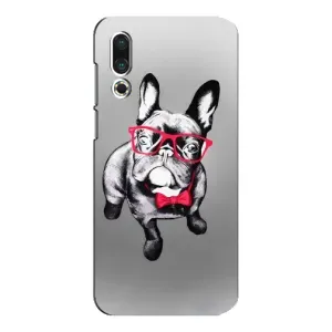 Чохол (ТПУ) Милі песики для Meizu 16s (Бульдог в окулярах)