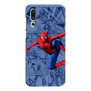 Силиконовый Чехол для Meizu 16s (Человек Паук)