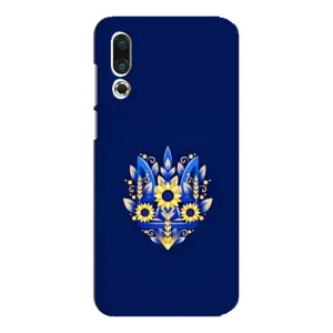 Чехол Укр Символика для Meizu 16s (Цветущий Герб)