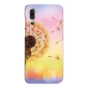 Силиконовый Чехол с одуванчиками на Meizu 16s (Цветок-одуванчик)