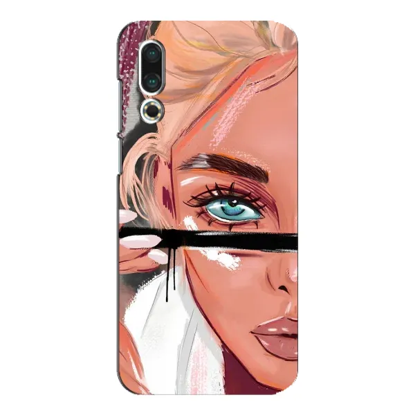 Чехол с рисунком «Девушка и ресницы» для Meizu 16s Чехол с рисунком «Девушка и ресницы» для Meizu 16s