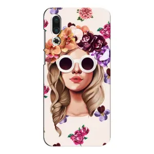 Чехол с картинкой Модные Девчонки Meizu 16s (Девушка в очках)