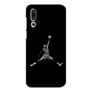 Силіконовый Чохол Nike Air Jordan на Мейзу 16с (Джордан)