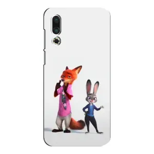 Силиконовый чехол с принтом Зоотрополіс для Meizu 16s (Джуди и Ник)