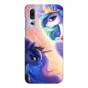 Чехол Unicorn на Meizu 16s (Единорожки на тучках)