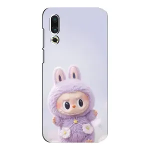 Чехол с принтом Лабубу для Meizu 16s (Фиолетовый Лабубу)