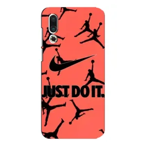 Силіконовый Чохол Nike Air Jordan на Мейзу 16с (Just Do It)