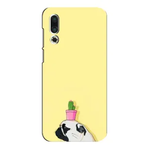 Бампер для Meizu 16s з картинкою "Песики" (Кактус на голові)