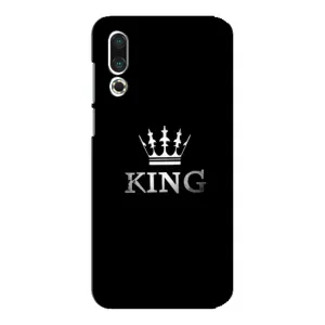 Чехол (Корона на чёрном фоне) для Мейзу 16с (KING)
