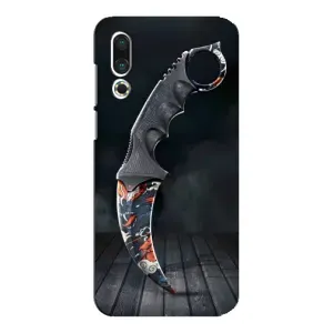 Чехол с рисунком «Кинжал КС ГО» для Meizu 16s