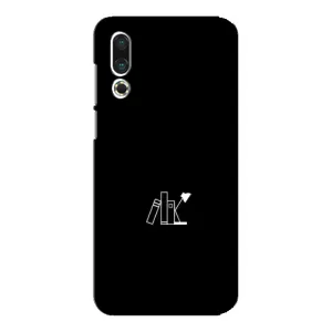 Чехол с картинками на черном фоне для Meizu 16s (Книжки)